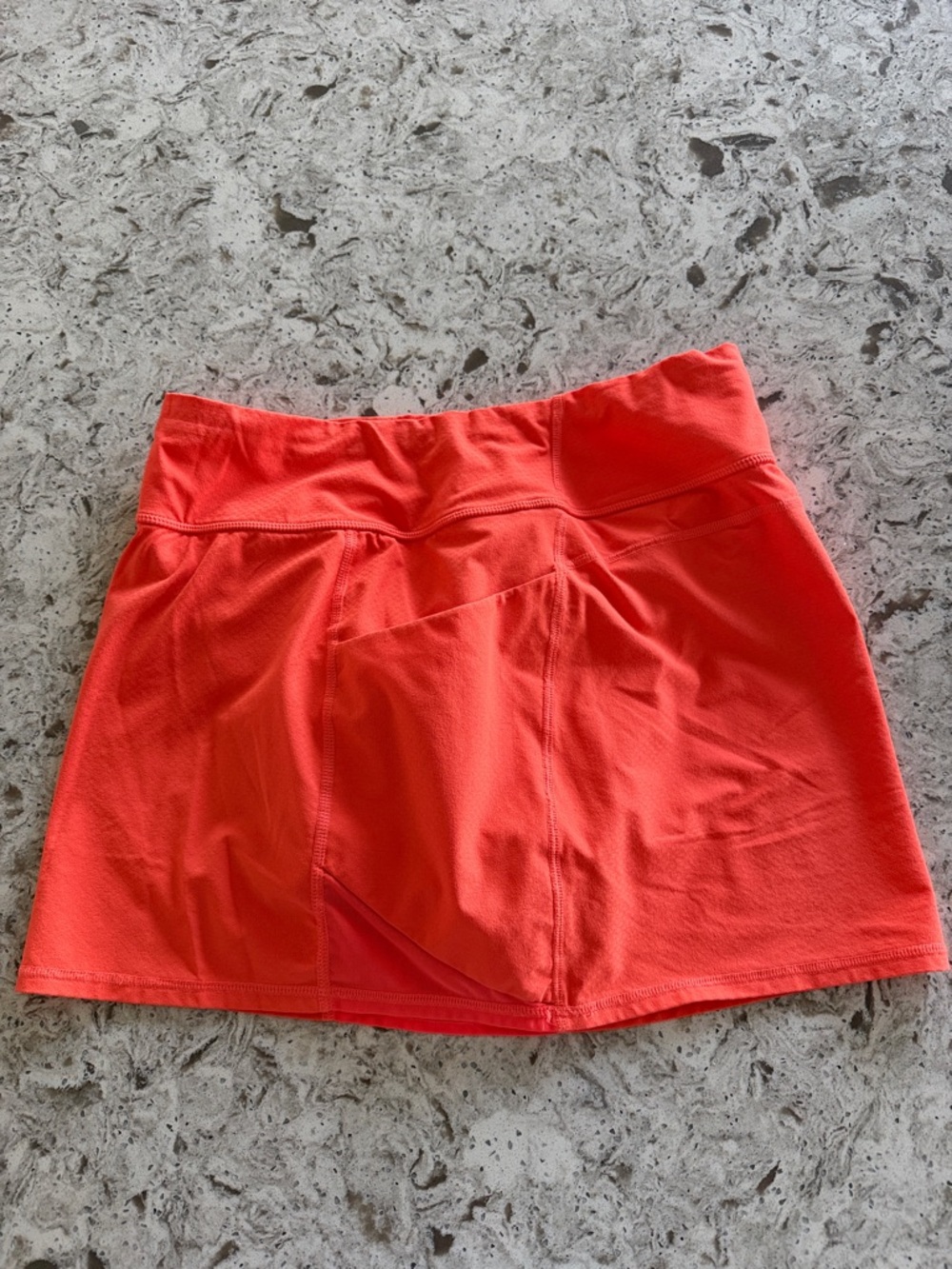 NWT Athleta Action Skort with Side Pockets - Bright Coral - Picture 4 of 9